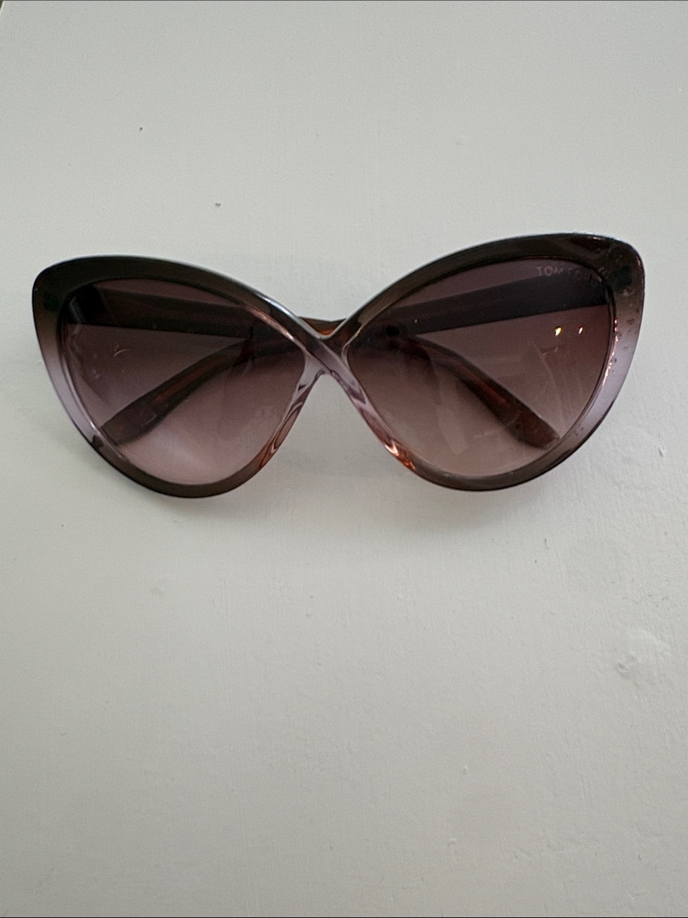 Tomford Women's Cat Eye Sunglasses - Brown Gradient